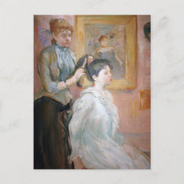 La Coiffure | Berthe Morisot Postkarte