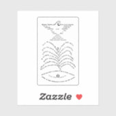 La Colombe poignardée et le Jet d'eau Aufkleber (Blatt)