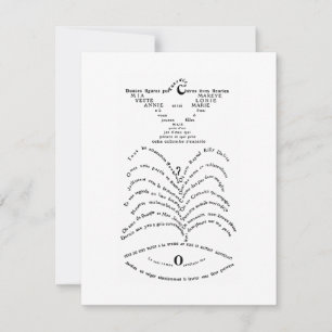 La Colombe poignardée et le Jet d'eau Mitteilungskarte