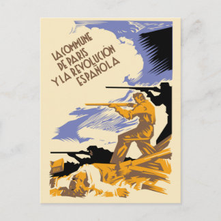 La Commune de Paris Y La Revolución Espanola Postkarte