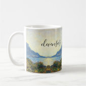 La Corniche bei Monaco von Claude Monet Kaffeetasse (Links)