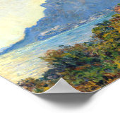 La Corniche bei Monaco von Claude Monet Poster (Ecke)