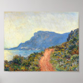 La Corniche bei Monaco von Claude Monet Poster (Vorne)