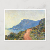 La Corniche bei Monaco von Claude Monet Postkarte (Vorderseite)