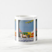 La Cote baskque Par Avion Kaffeetasse (Mittel)