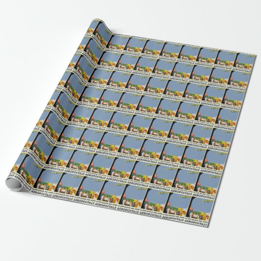 La Cote Basque Par Avion Geschenkpapier (Ungerollt)