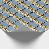 La Cote Basque Par Avion Geschenkpapier (Ecke)