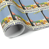 La Cote Basque Par Avion Geschenkpapier (Rolleneckpunkt)