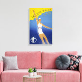 La Cote d'Azur l'ete Vintage Poster restauriert Leinwanddruck (Insitu (Wohnzimmer))