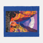 La Cote d'Azur Vintages PosterEurope 2 Fleecedecke (Vorderseite (Horizontal))