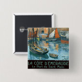 La Côte d'Émeraude Button (Vorne & Hinten)