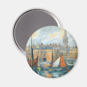 La Côte d'Émeraude Magnet (Vorderseite/Rückseite)