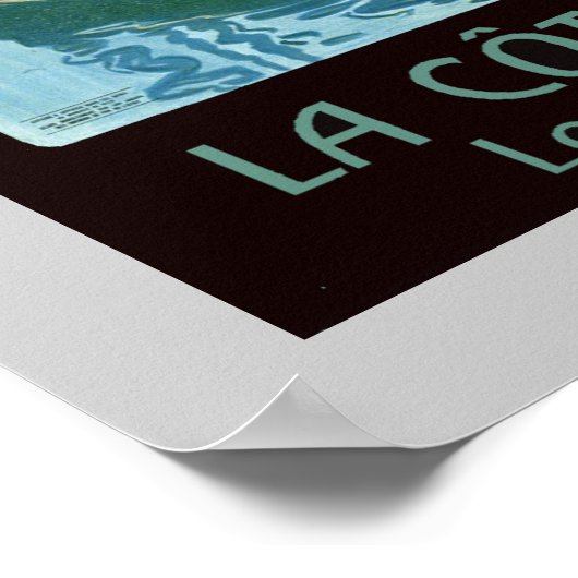 La Côte d'Émeraude Poster (Ecke)