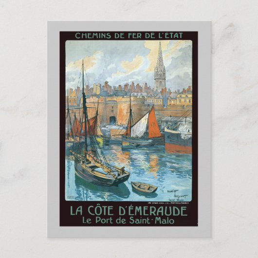 La Côte d'Émeraude Postkarte (Vorderseite)