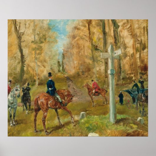 La croisee des chemins, 1883 (Öl auf Leinwand) Poster (Vorne)