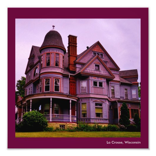 La Crosse Mansion Fotodruck (Vorne)