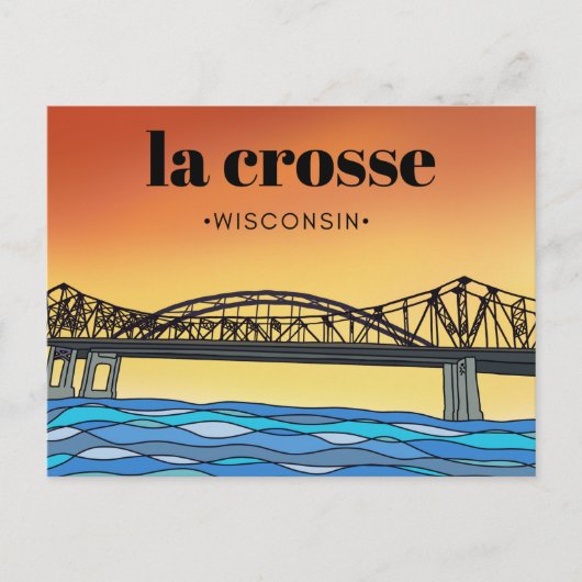La Crosse Post Card Postkarte (Vorderseite)