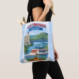 La Crosse, WI Malerische Wisconsin-Tragetasche Tasche