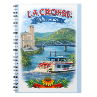 La Crosse, WI Scenic Wisconsin Notizbuch Notizblock