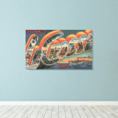 La Crosse, Wisconsin - Große Buchstabenszenen Leinwanddruck (Insitu (Holzboden))