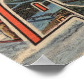 La Crosse, Wisconsin - Große Buchstabenszenen Poster (Ecke)