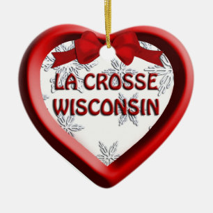 La Crosse Wisconsin Herzlich willkommen bei der Or Keramik Ornament