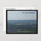 La Crosse Wisconsin Postkarte (Vorne/Hinten)