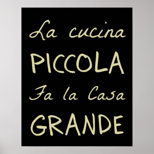 La Cucina (The Kitchen Poster) Poster (Vorne)