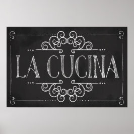 La Cucina Wall Deco Poster