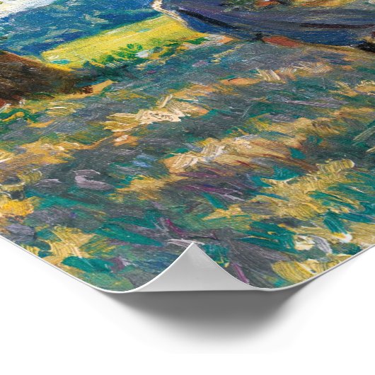 La Cueillette des Fleurs | Henri Lebasque Poster (Ecke)