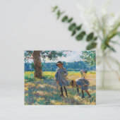 La Cueillette des Fleurs | Henri Lebasque Postkarte (Stehend Vorderseite)