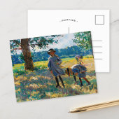 La Cueillette des Fleurs | Henri Lebasque Postkarte