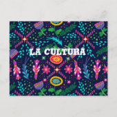 La Cultura Hispanic Monat Postkarte (Vorderseite)