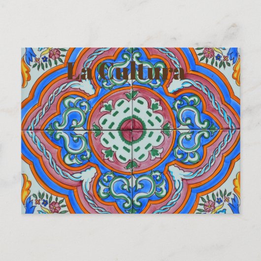 La Cultura Hispanic Postkarte (Vorderseite)