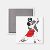 La Cumparsita Tango Magnet (Vorderseite/Rückseite)