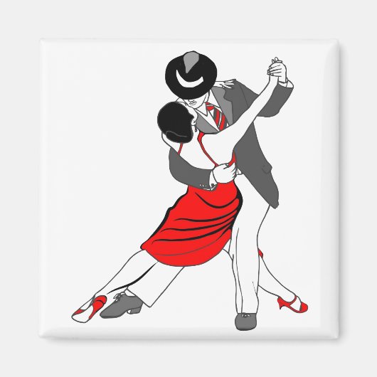 La Cumparsita Tango Magnet (Vorne)