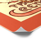 La Dame Aux Camelias ~ Alphonse Mucha Poster (Ecke)