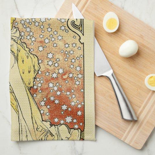 La Dame aux Camelias Geschirrtuch (Viertel Falte)