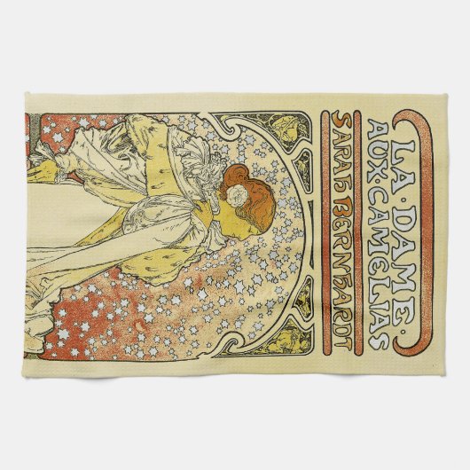 La Dame aux Camelias Geschirrtuch (Horizontal)