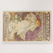 La Dame aux Camélias: Jugendstil Puzzle (Horizontal)