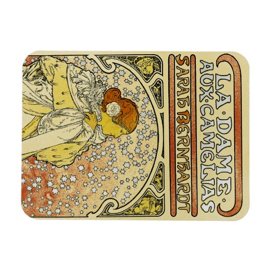 La Dame aux Camelias Magnet (Horizontal)