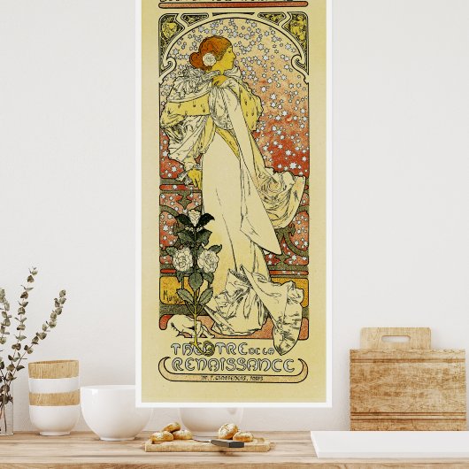 La Dame aux Camelias Poster (Küche)