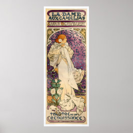 La Dame aux Camélias von Alfons Mucha (1896) Poster