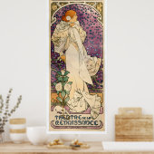 La Dame aux Camélias von Alfons Mucha (1896) Poster (Küche)