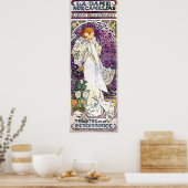 la dame aux camélias von Alfons Mucha 1896 Poster (Küche)