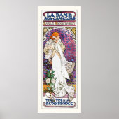 La Dame aux Camélias von Mucha Poster (Vorne)
