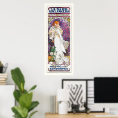 La Dame aux Camélias von Mucha Poster (Heimbüro)