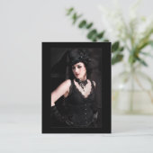 La Dame Noire - Postkarte (Stehend Vorderseite)