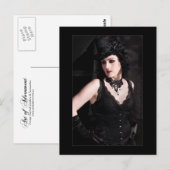 La Dame Noire - Postkarte (Vorne/Hinten)