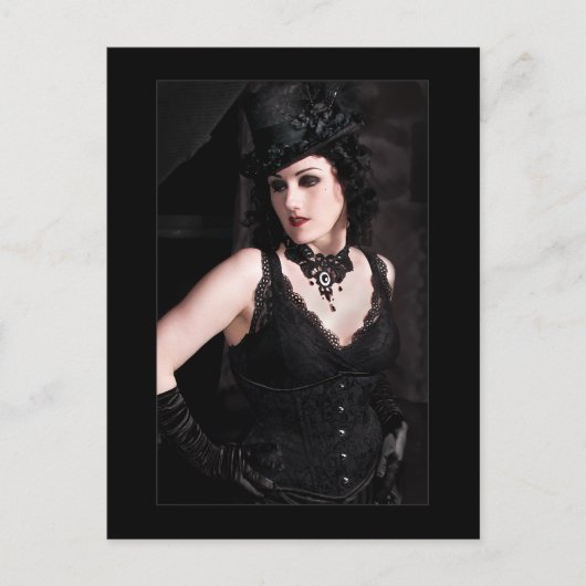 La Dame Noire - Postkarte (Vorderseite)
